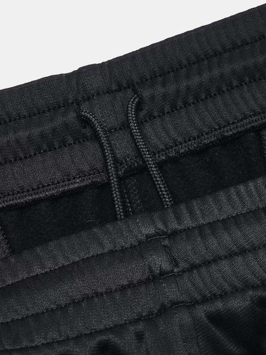 Sweatpants Glossy with Elastic Black