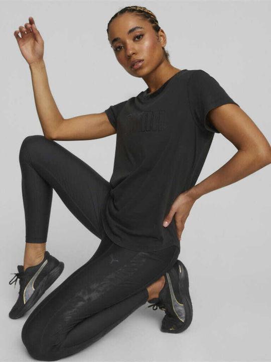 PUMA Safari Glam T-Shirt Μαύρο