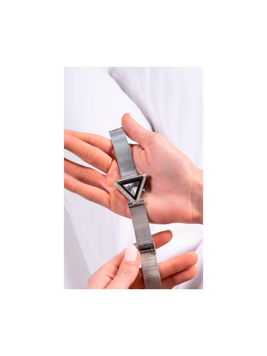 Fame Women's Watch with Silver Metal Bracelet