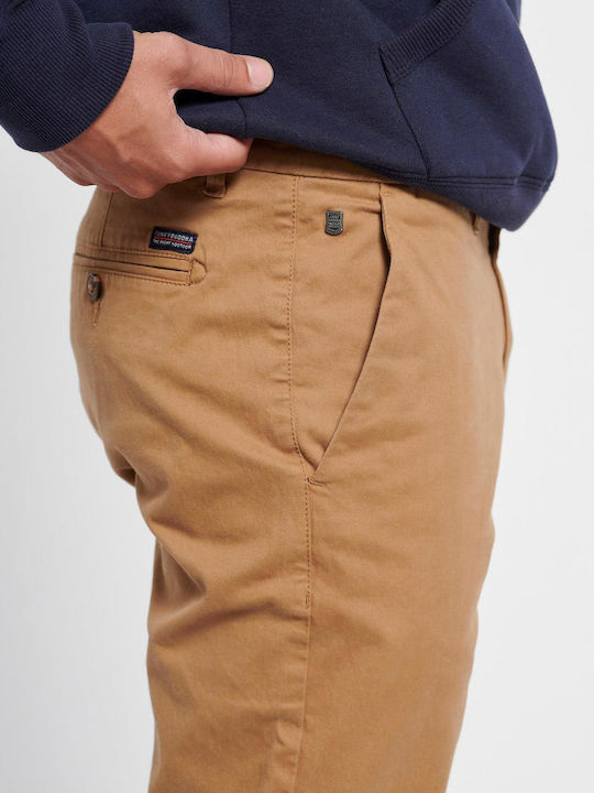 Hose Chino Elastisch tobacco