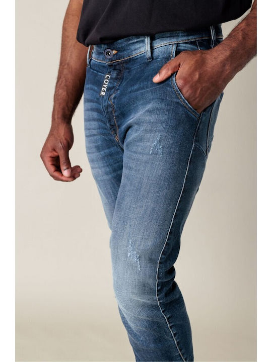 Namos Q2475 Men's Jeans Pants Elastic with Skinny Fit Blue