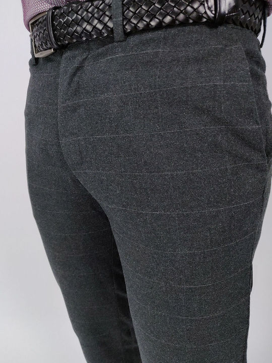 Boss 20 LC01-00005 Herrenhosen Chinos Schlank Fit Grau
