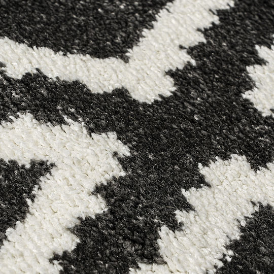 Beauty Home 9577 Килим Правоъгълена Stone White / Charcoal