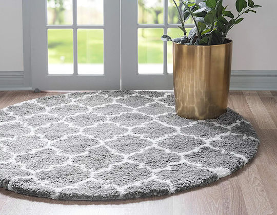 Saray Home Moroccan Χαλί Ορθογώνιο Shaggy Grey 200x300cm