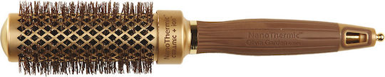 Olivia Garden Nanothermic C+ I Βούρτσα Μαλλιών Χρυσή 34mm