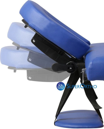 SuperOrtho Pro_2 Physiotherapy Bed Portable Foldable Blue Wooden 186x71cm