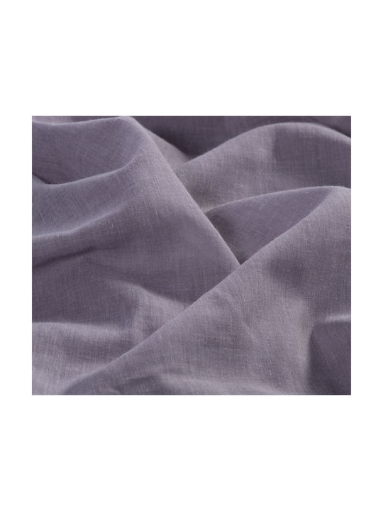 Nef-Nef Homeware Vorhang mit Bleistiftfalten Antel Mauve 030864 140x270cm