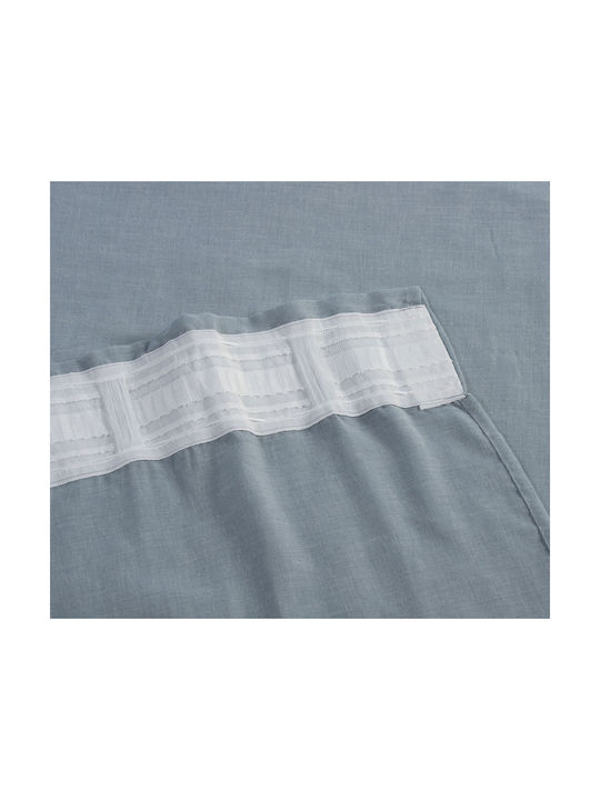 Nef-Nef Homeware Curtain with Pencil Pleat Antel Aqua 030864 140x270cm