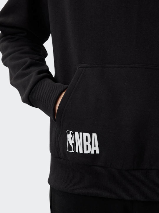 Brooklyn Nets NBA Team Φούτερ με Κουκούλα Μαύρο