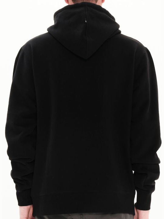 Emerson Men's Sweatshirt with Hood and Pockets Black