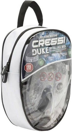 CressiSub Водолазна Маска Full Face Duke Черно/Прозрачно