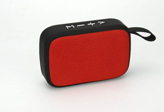 Akai Proffesional ABTS-MS89 Bluetooth Speaker 2.5W with Radio and Battery Life up to 2.5 hours Red