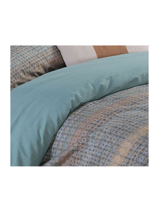 Nef-Nef Homeware Sheet Sets Single 170x270cm. Reflex Aqua 3pcs