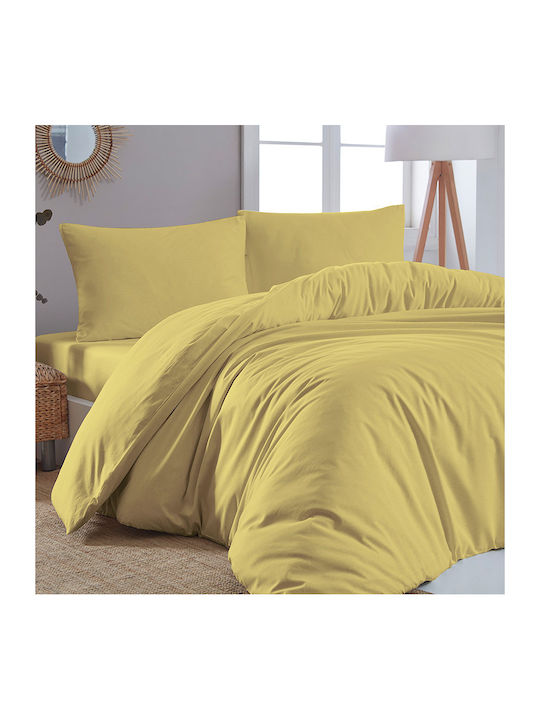 Beauty Home Sheet for Single Bed 170x260cm. 1999 Yellow