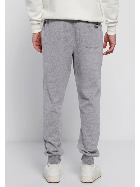 Funky Buddha Men's Sweatpants with Rubber Gray