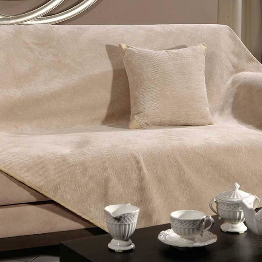 Beauty Home Ριχτάρι Τετραθέσιου Καναπέ Βελουτέ 180x350εκ. Velour Land