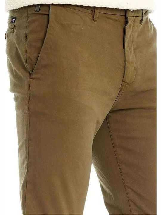 FBM006-00102 Hose Chino Elastisch Olive