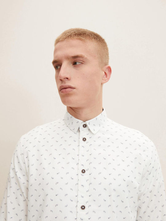 Long-sleeved Cotton Shirt White
