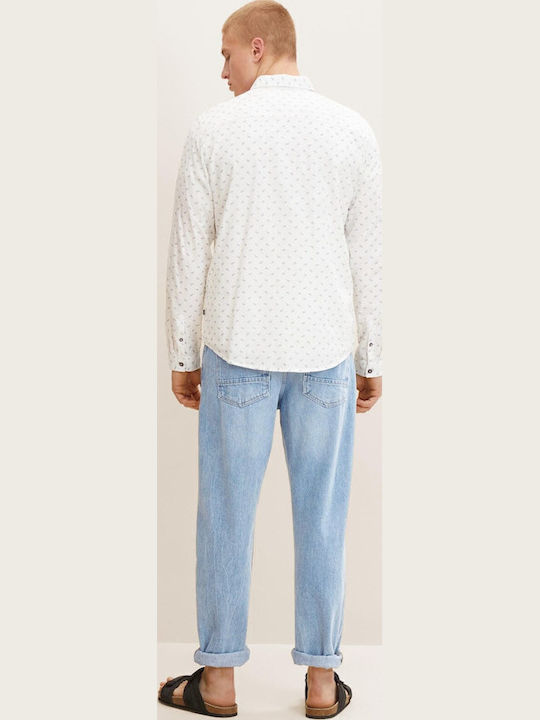 Long-sleeved Cotton Shirt White