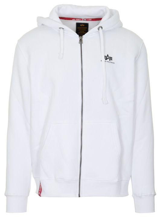 Basic Men's Sweatshirt with White Hood