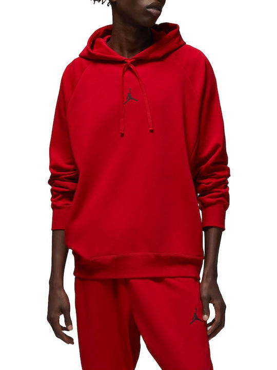 Dri-Fit Sweatshirt with Hood Red