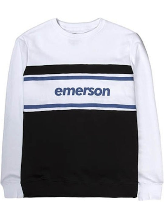 Sweatshirt White / Black