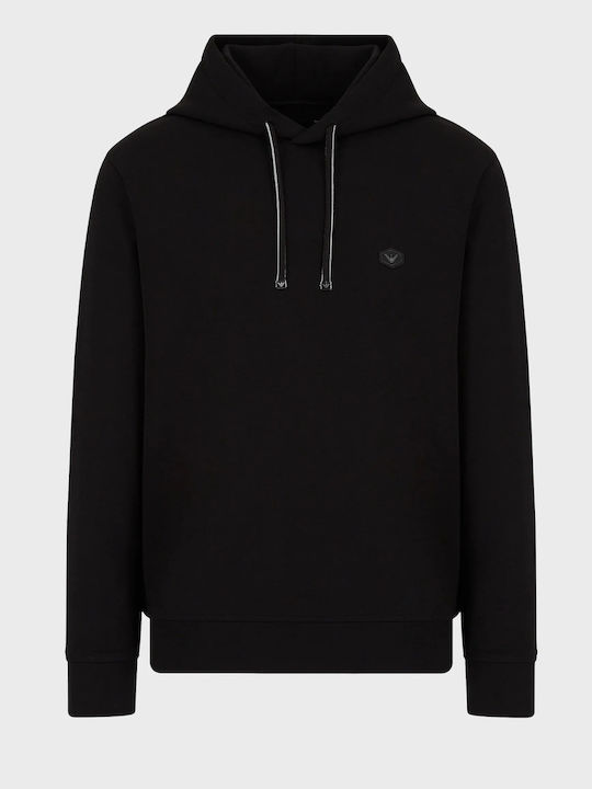 Sweatshirt with Hood Black