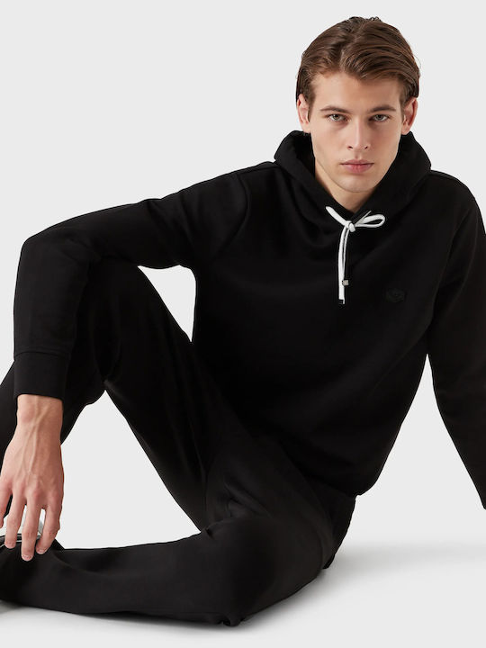 Sweatshirt with Hood Black