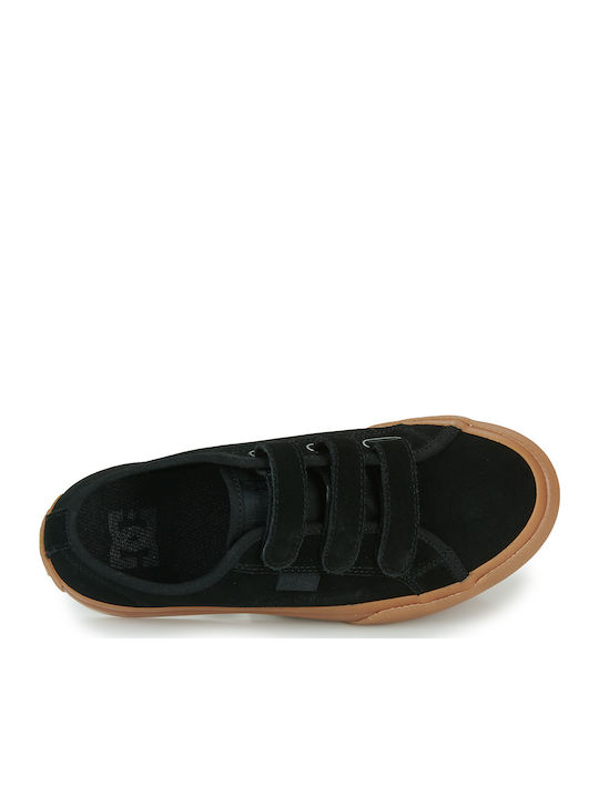 Manual V LE Kids Sneakers with Scratch Black