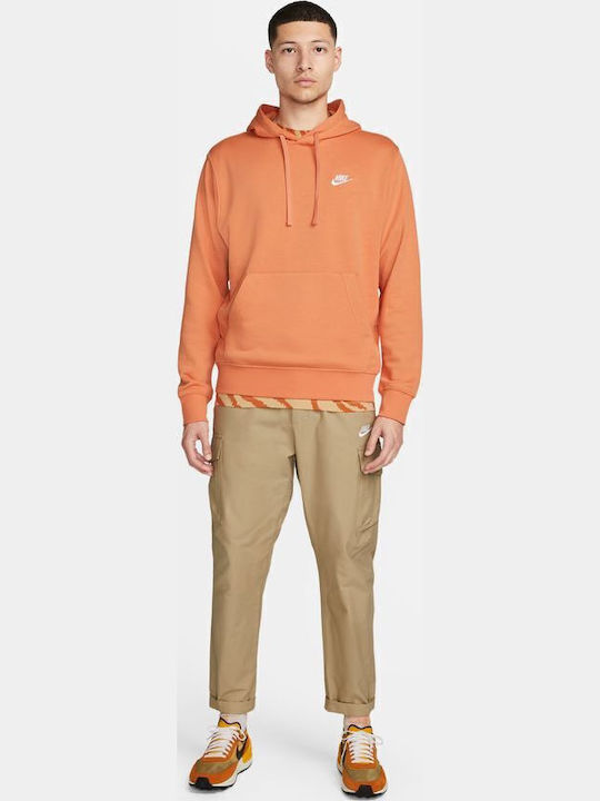 Club Sweatshirt mit Kapuze Orange