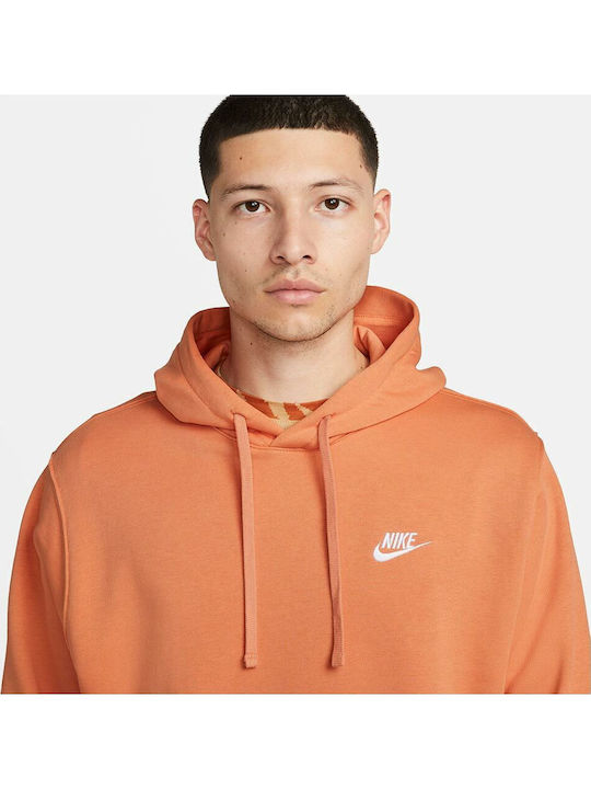 Club Sweatshirt mit Kapuze Orange