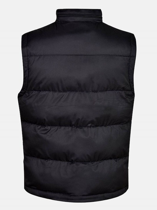 Ärmellos Jacke Puffer Schwarz