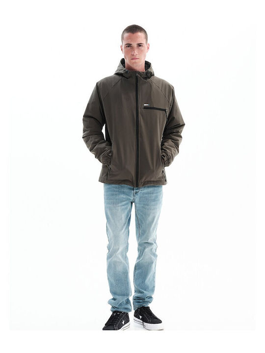 Winter Windproof Khaki Jacket