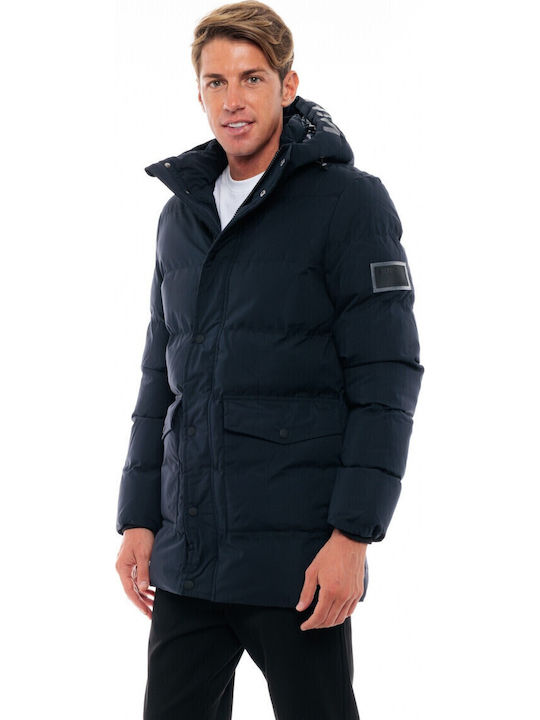 Winter Jacket Puffer Navy Blue