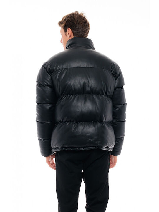 Splendid Men's Winter Puffer Jacket Black