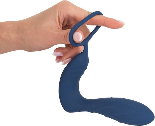 You2Toys Vibrant Inel Cock Silicon cu Ineluri pentru penis Albastru 05948810000