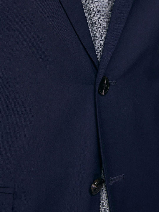 Men's Winter Suit Slim Fit Navy Blue