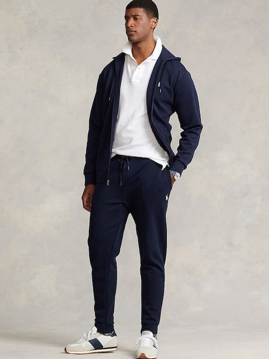 Sweatshirt with Hood Navy Blue