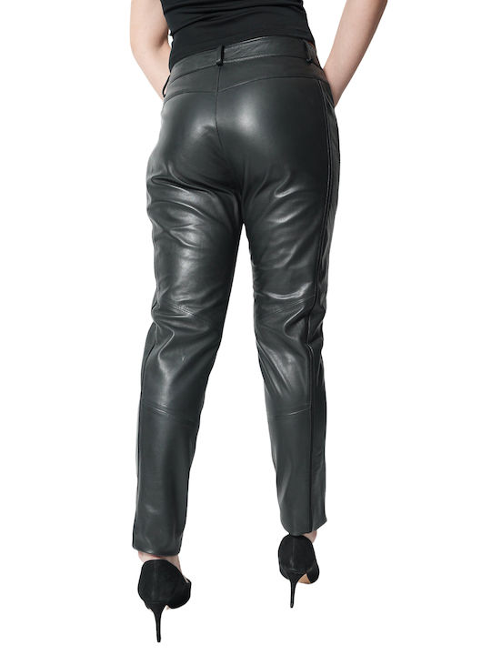 JACKYL WOMEN'S LEATHER PANTS BLACK