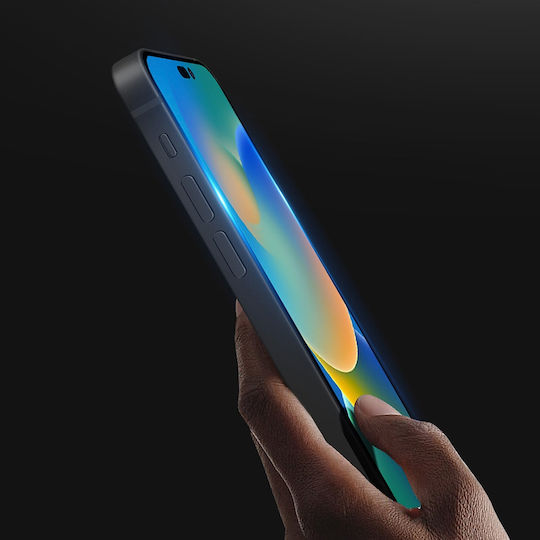 Dux Ducis Case Friendly Full Face Tempered Glass Μαύρο (iPhone 14 Pro Max)