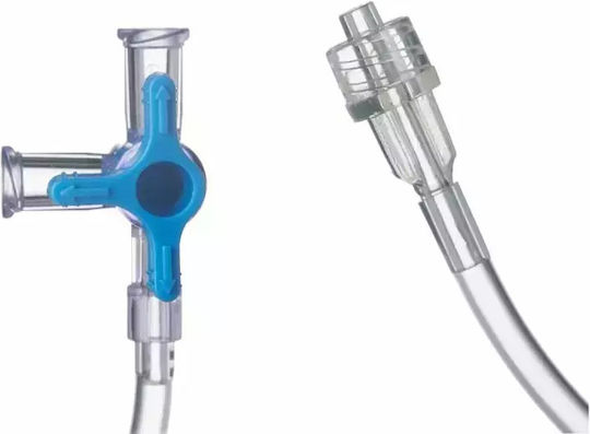 Germanos Stopcock for Catheter 3-way with 120cm Extension