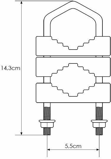 Blow DM-76-931 Pole Mounts Satellite DM-76-931