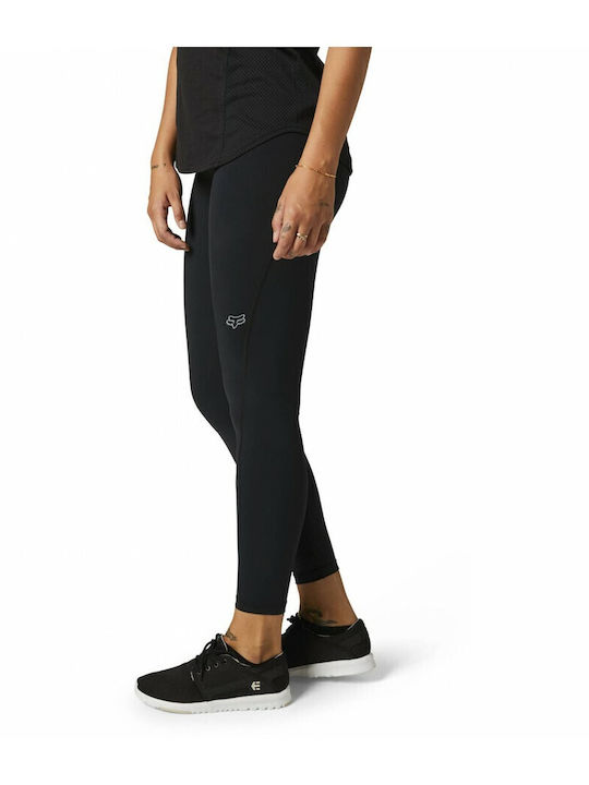 Detour Women's Long Training Legging High Waisted Fleece Lining Black