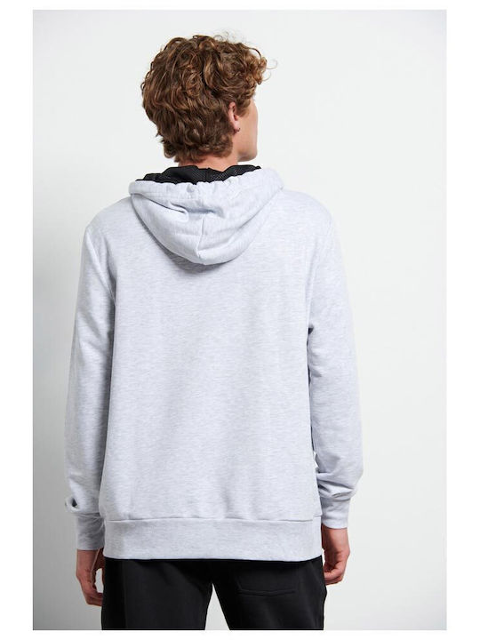 Sweatshirt with Hood Gray