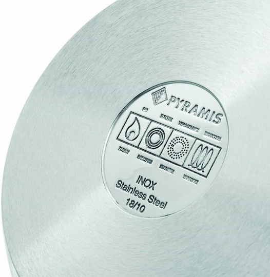 Pyramis Zeon Deep Stainless Steel Pot 3.5lt / 20cm
