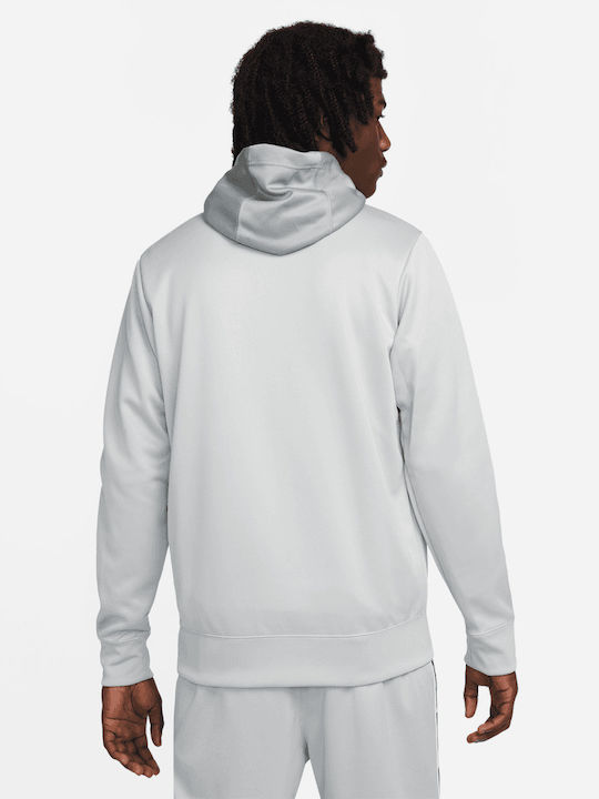 Repeat Swoosh Ανδρική Ζακέτα με Κουκούλα Λευκή
