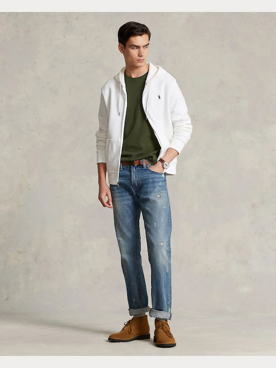 Sweatshirt with Hood White