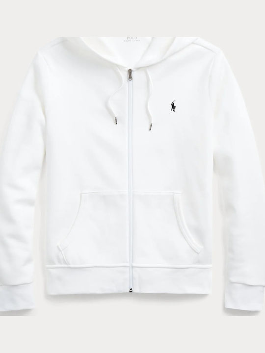 Sweatshirt with Hood White