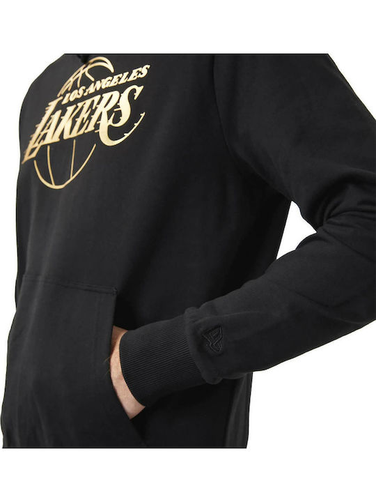 Los Angeles Lakers Φούτερ με Κουκούλα Μαύρο