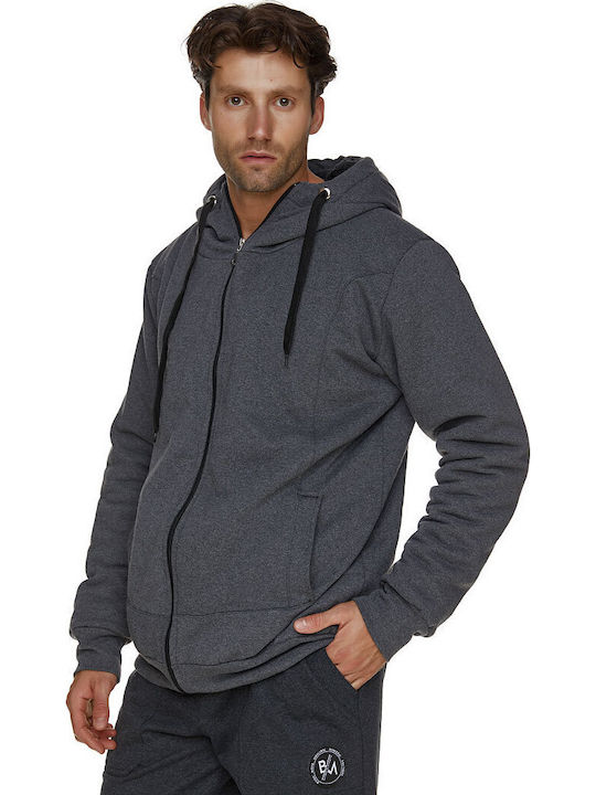 Hoodie with Charcoal Gray